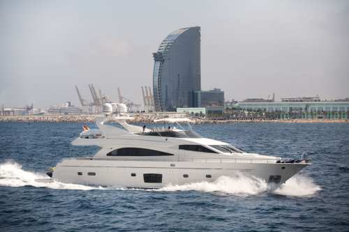 Power boat FOR CHARTER, year 2006 brand Astondoa and model 82 GLX, available in Marina Badalona Badalona Barcelona España